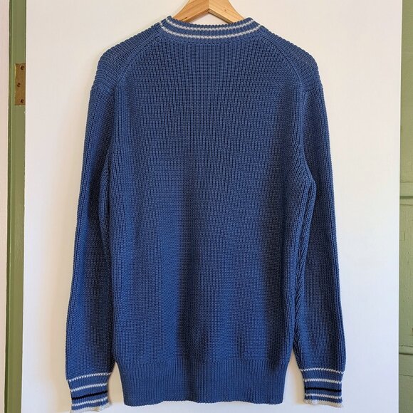 AUTH MARNI SWEATER Men Pullover Jumper Size 46 Blue MSRP $1,071 - Picture 12 of 16